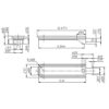 Set of 2 pcs Window Sash Balance Pivot Bars 6988WHITE - Image 2