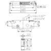 Patio Sliding/Gliding Door Mortise Lock PM500A - Image 2