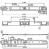 Patio Sliding Door Mortise Keeper PM550A White - Image 2