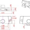 Window Sash Cam Lock&Keeper set 3514&8565WHITE - Image 2