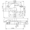 Window Sash Cam Lock 3505IW-LEFT-WHITE - Image 2