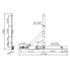 One Pair of 10'' 2-Bar Adjustable Casement Hinge 169012 - Image 2