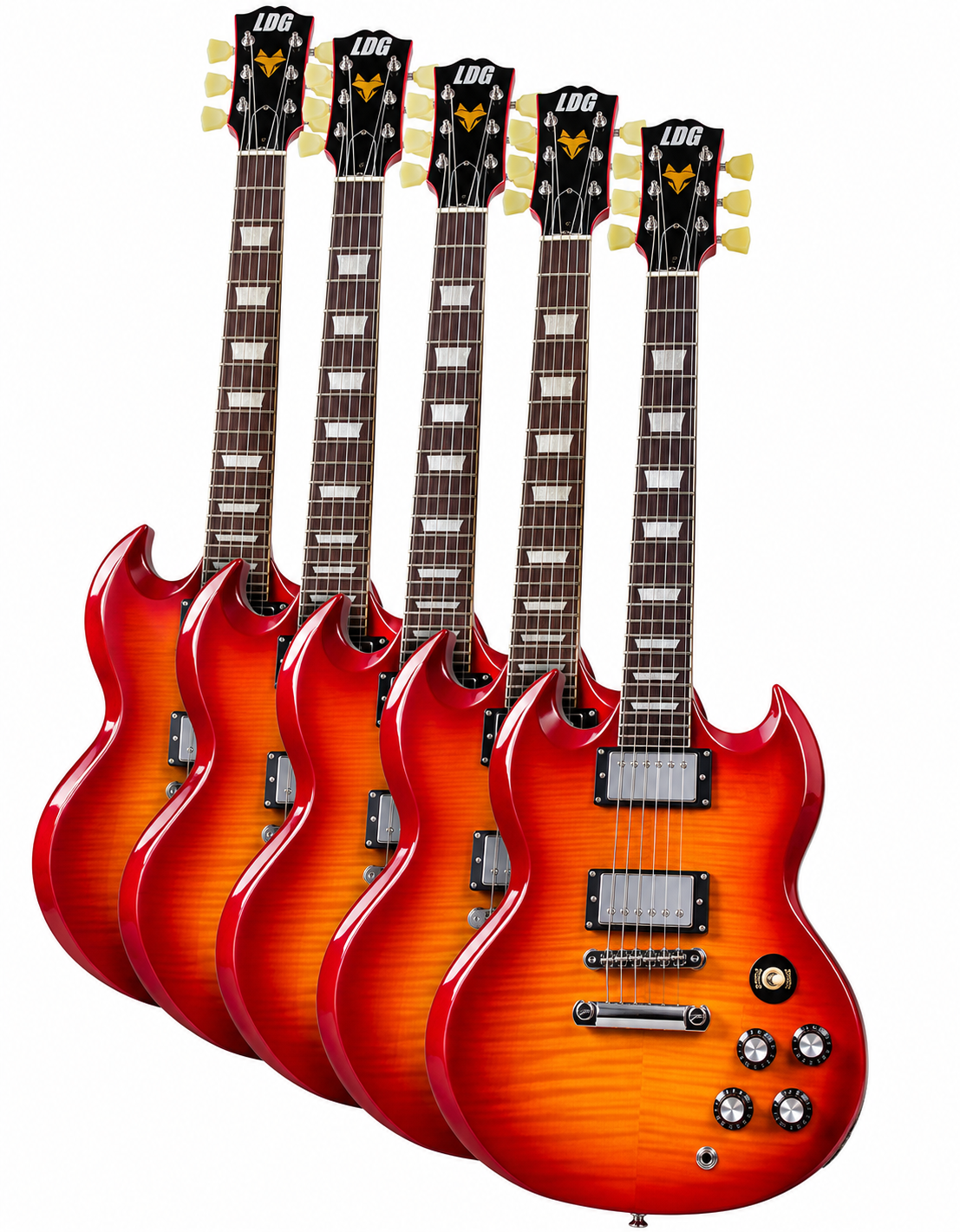 LDG Guitars SG Copy Electric Guitar Model SG4 - Image 4