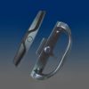 Patio Door Handle Set Black Replacement PD4000BLACK-CENTER - Image 2