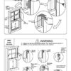 One Pair of White Window Opening Control Device 1775FM-CLAY - Image 2