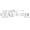 Set of 4 pcs Window Sash Balance Pivot Bars 6998 - Image 2
