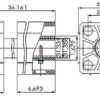 One Piece Fence Post Mount 10070 - Image 2