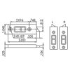 One Pair of White Window Sash Tilt Latches For Tilt Window, 2804WHITE - Image 2