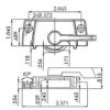 Window Sash Cam Lock 3522WHITE - Image 2