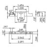 Window Sash Surface Mounted Keeper 8219 White - Image 2