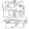 Window Sash Cam Lock 3505WHITE - Image 2