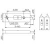 One Pairs White Window Sash Tilt Latches For Tilt Window 2800WHITE - Image 3