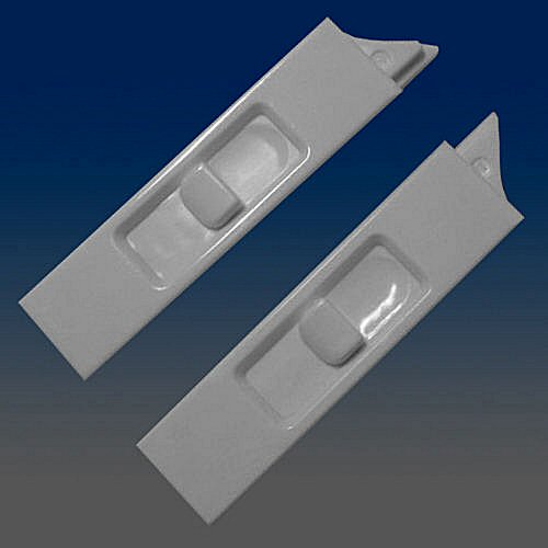 Set of 2 (Left & Right) Vision 7380RB Recessed Window Sash Tilt Latches - White