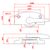 Window Sash Cam Lock 3225WHITE - Image 2