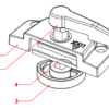 Window Sash Cam Lock 3225WHITE - Image 3