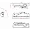 T1671-R / T1672-R Folding Handle and Operator cover - Image 3