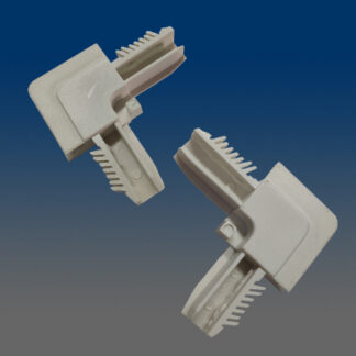 1 Pair of 10392 L & R WHITE Window Screen Corners